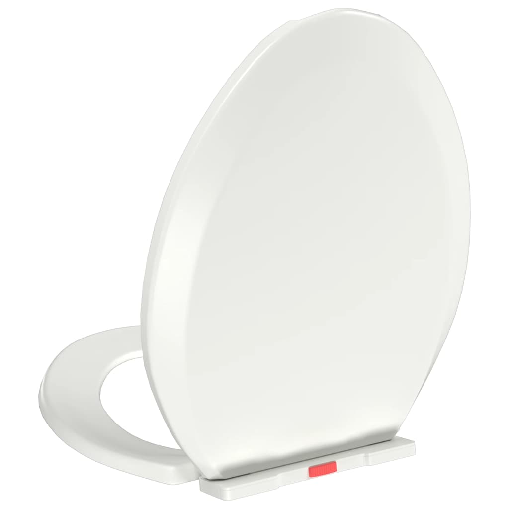 Κάλυμμα Λεκάνης με Soft Close & Quick Release Λευκό - PAKOBAZAAR