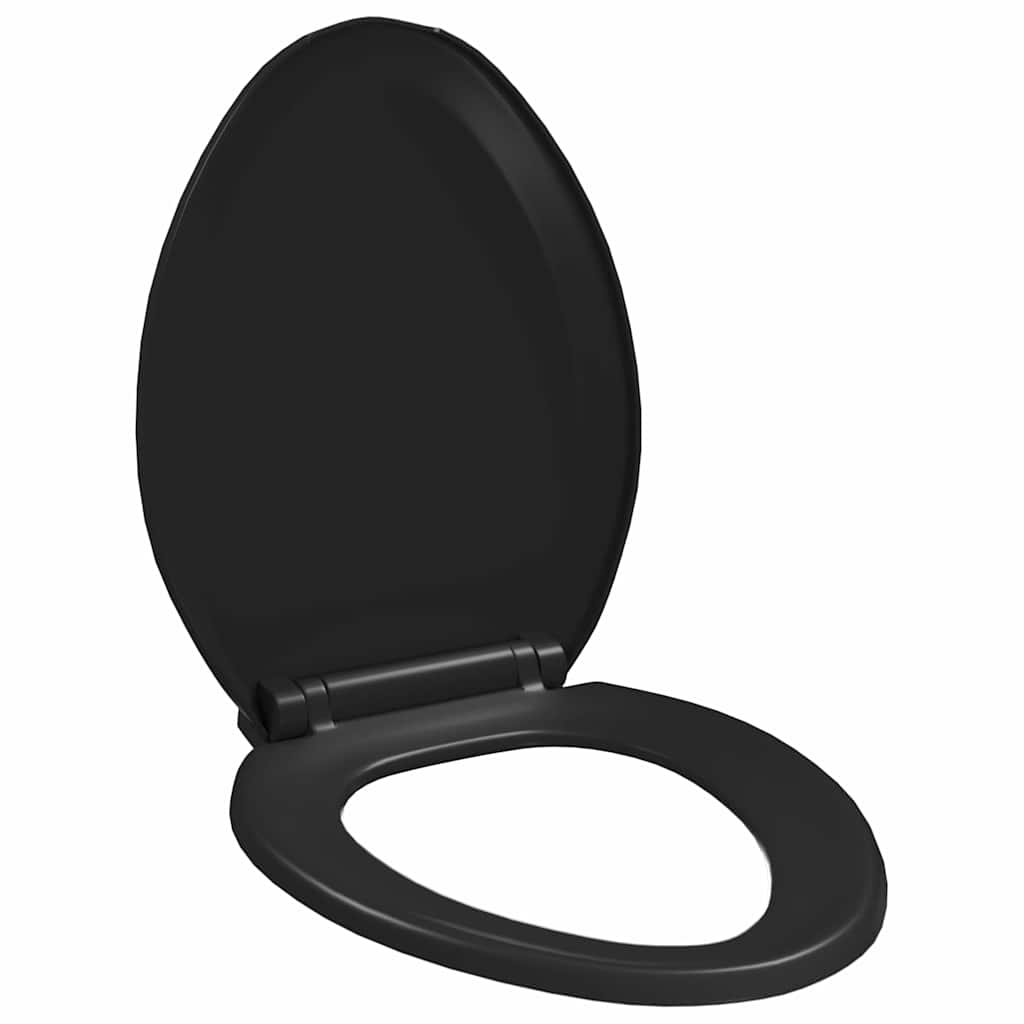Κάλυμμα Λεκάνης με Soft Close & Quick Release Μαύρο - PAKOBAZAAR