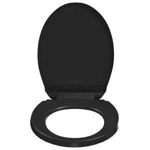 Κάλυμμα Λεκάνης με Soft Close & Quick Release Μαύρο - PAKOBAZAAR