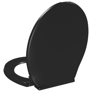 Κάλυμμα Λεκάνης με Soft Close & Quick Release Μαύρο - PAKOBAZAAR