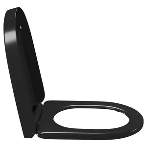 Κάλυμμα Λεκάνης με Soft Close & Quick Release Μαύρο - PAKOBAZAAR