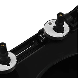 Κάλυμμα Λεκάνης με Soft Close & Quick Release Μαύρο - PAKOBAZAAR