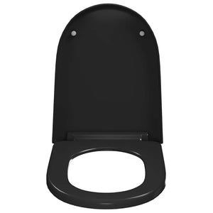 Κάλυμμα Λεκάνης με Soft Close & Quick Release Μαύρο - PAKOBAZAAR