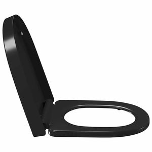 Κάλυμμα Λεκάνης με Soft Close & Quick Release Μαύρο - PAKOBAZAAR