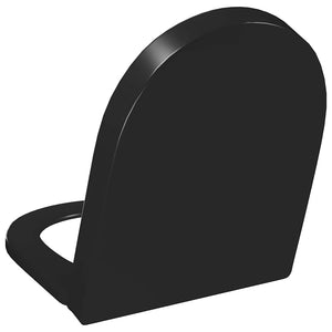 Κάλυμμα Λεκάνης με Soft Close & Quick Release Μαύρο - PAKOBAZAAR