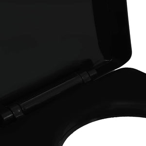 Κάλυμμα Λεκάνης με Soft Close & Quick Release Μαύρο - PAKOBAZAAR