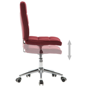 Καρέκλες Τραπεζαρίας 2 τεμ. Μπορντό Υφασμάτινες