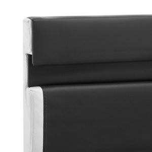 Πλαίσιο Κρεβατιού με LED Γκρι 180 x 200 εκ. από Συνθετικό Δέρμα - PAKOBAZAAR