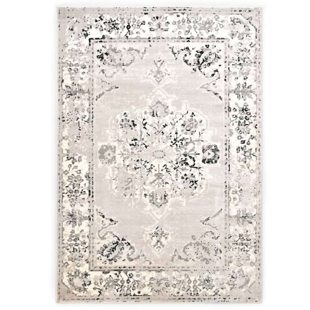Χαλί Γκρι / Μαύρο 160 x 230 εκ. από Πολυπροπυλένιο - Pakobazaar