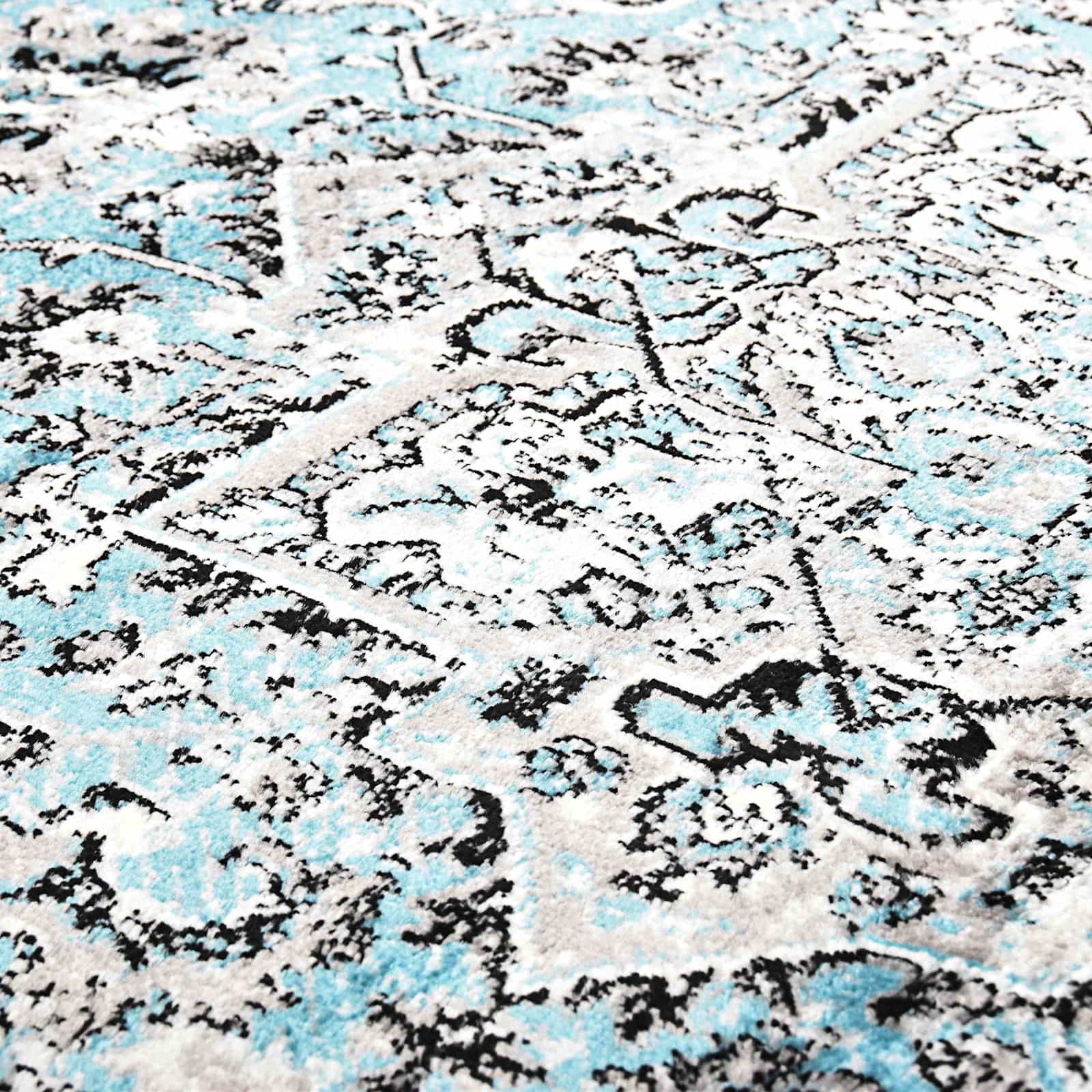 Χαλί Ανοιχτό μπλε 80 x 150 cm Πολυαιθυλένιο - Pakobazaar