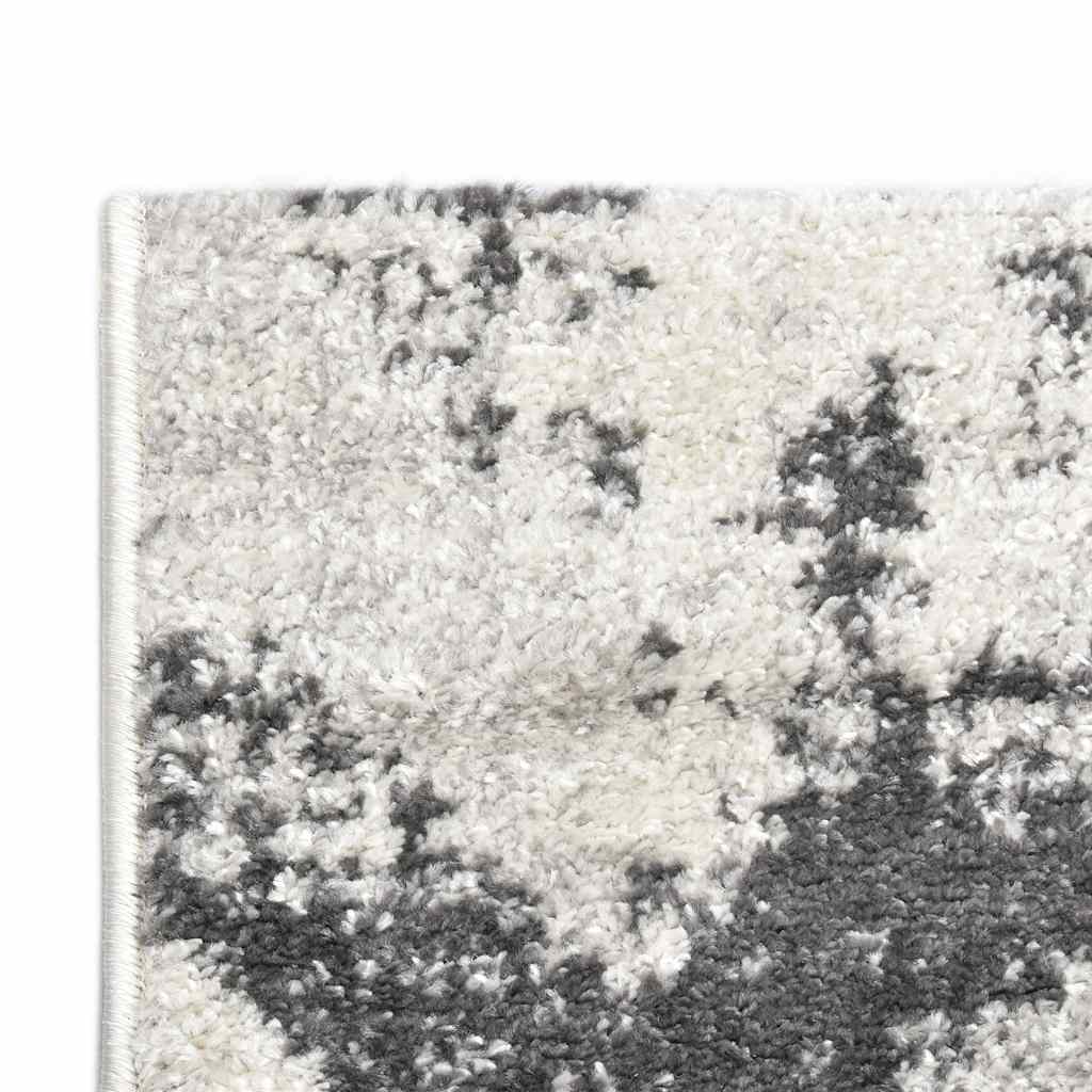 Χαλί Γκρι / Λευκό 120 x 170 εκ. από Πολυπροπυλένιο