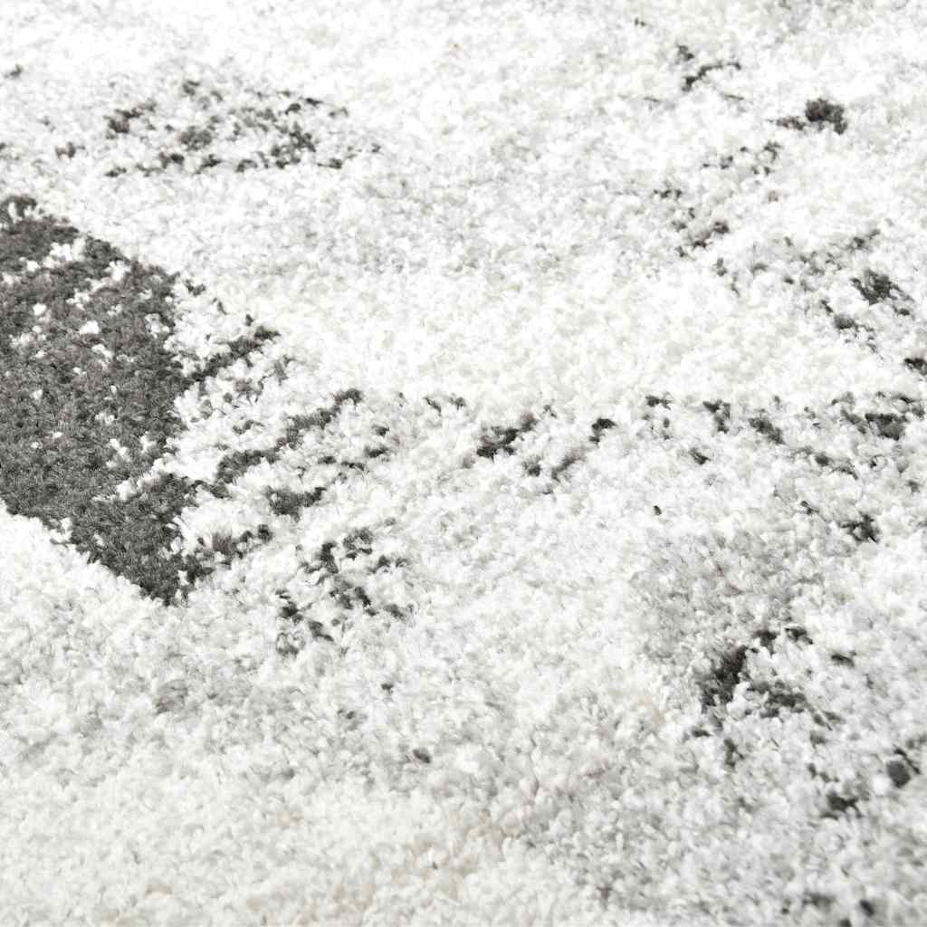 Χαλί Γκρι / Λευκό 120 x 170 εκ. από Πολυπροπυλένιο