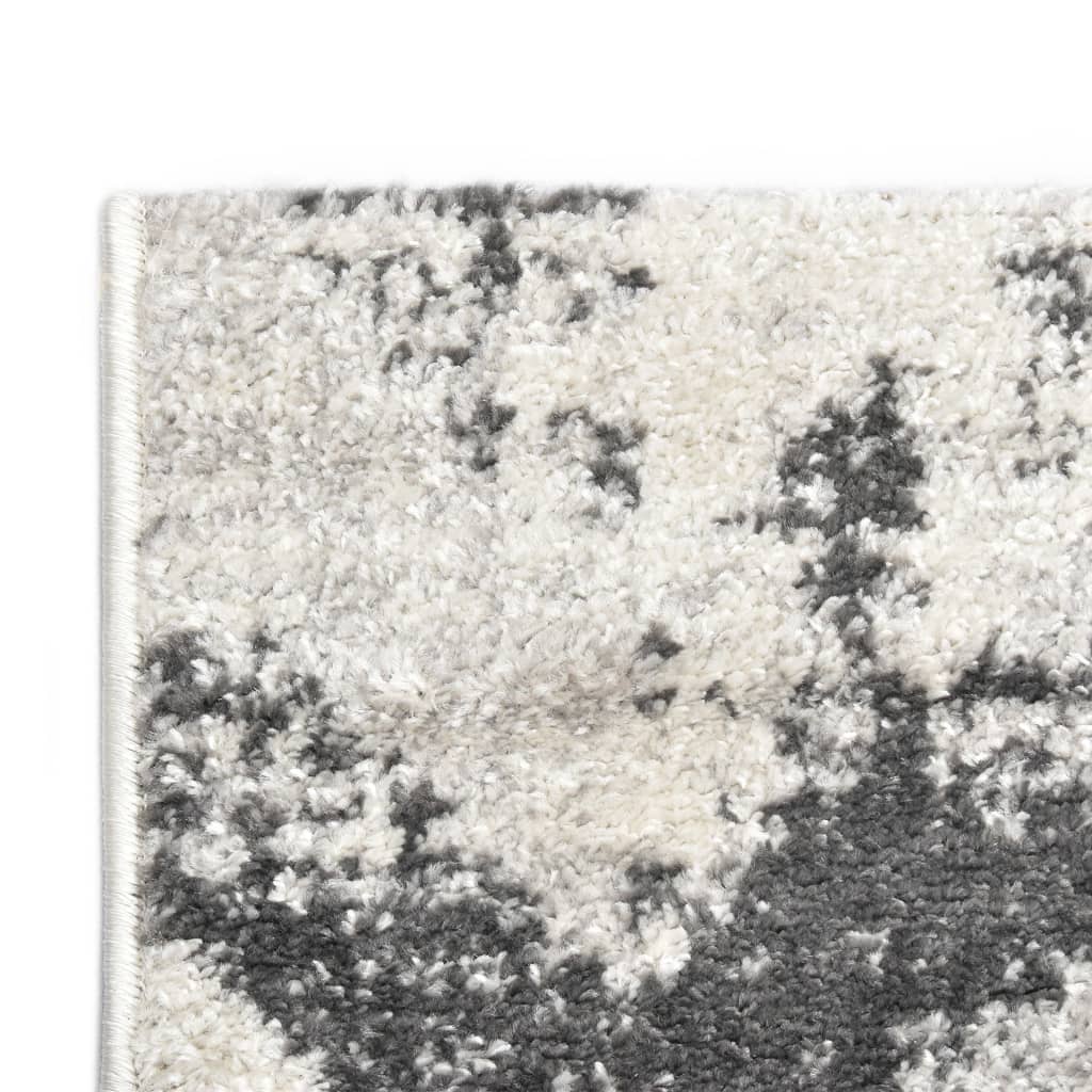 Χαλί Γκρι / Λευκό 160 x 230 εκ. από Πολυπροπυλένιο - Pakobazaar
