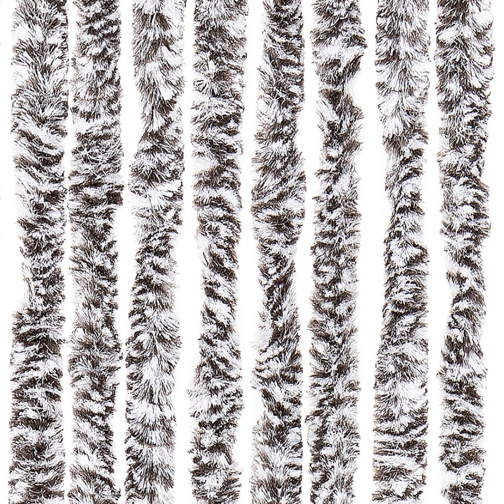 Σήτα - Κουρτίνα Πόρτας Καφέ / Μπεζ 90 x 220 εκ. από Σενίλ - PAKOBAZAAR