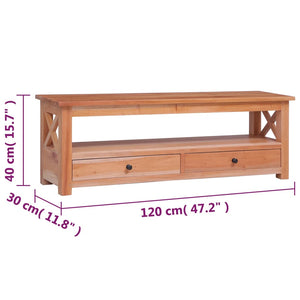 Έπιπλο Τηλεόρασης 120 x 30 x 40 εκ. από Μασίφ Μαόνι - PAKOBAZAAR