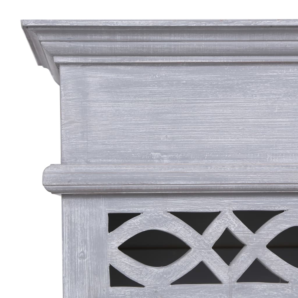 Βιτρίνα 60 x 30 x 180 εκ. από Μασίφ Μαόνι