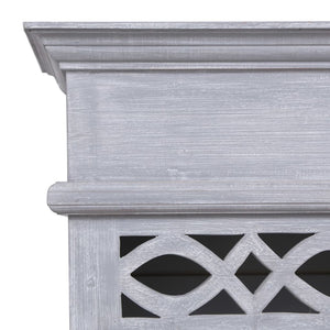 Βιτρίνα 60 x 30 x 180 εκ. από Μασίφ Μαόνι