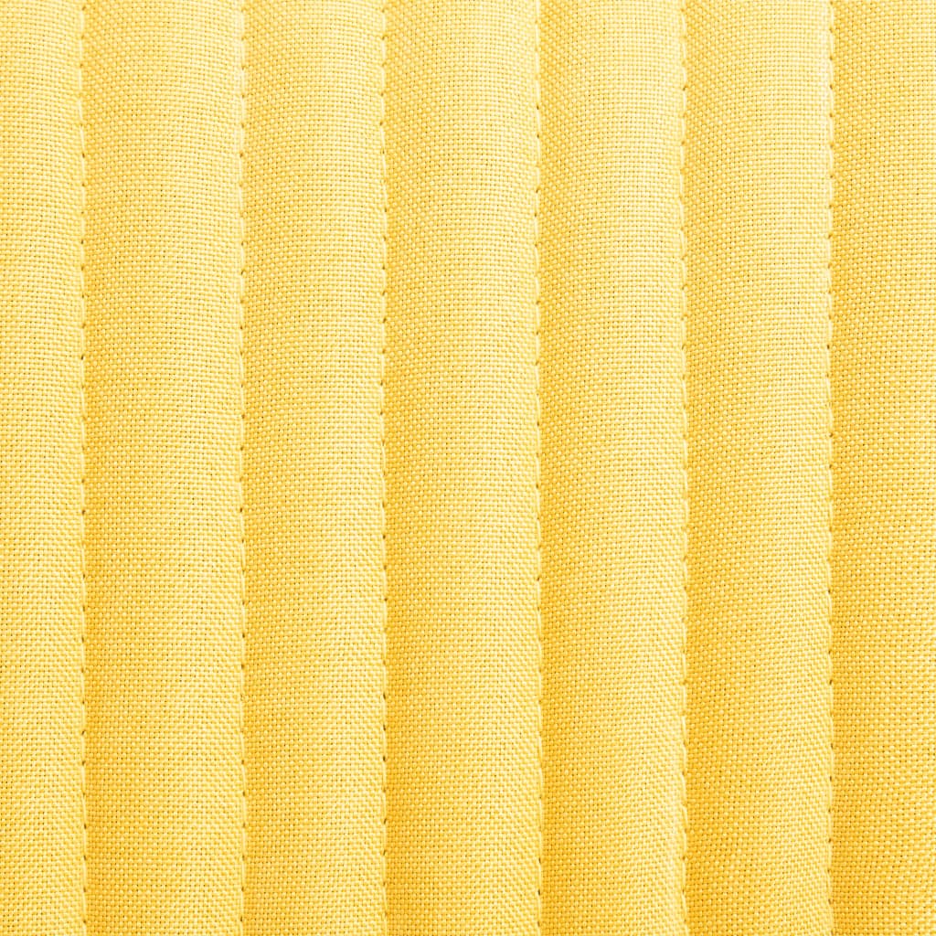 Καρέκλες Τραπεζαρίας 2 τεμ Κίτρινες Υφασμάτινες - Pakobazaar