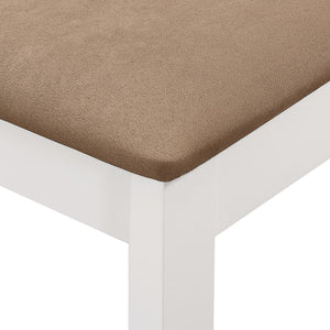 Σετ Τραπεζαρίας 5 Τεμαχίων Λευκό από MDF - PAKOBAZAAR
