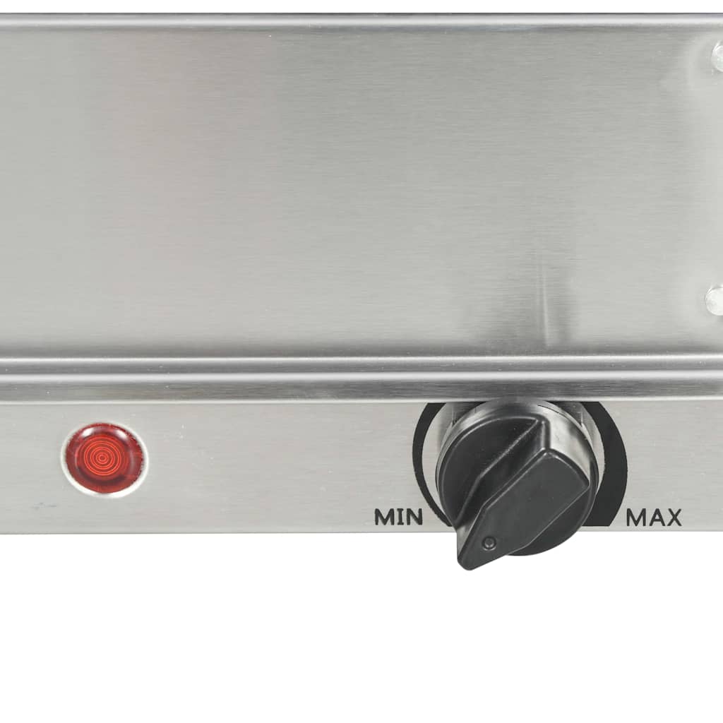 Μπουφές Σερβιρίσματος 200 W 2 x 1,5 Λίτρο από Ανοξείδωτο Ατσάλι - Pakobazaar