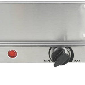Μπουφές Σερβιρίσματος 300 W 3 x 2,5 Λίτρα από Ανοξείδωτο Ατσάλι