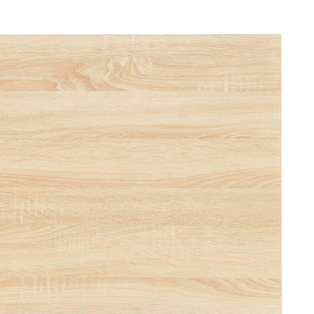 Γραφείο Υπολογιστή Λευκό και Χρώμα Δρυός 120 x 60 x 73 εκ.