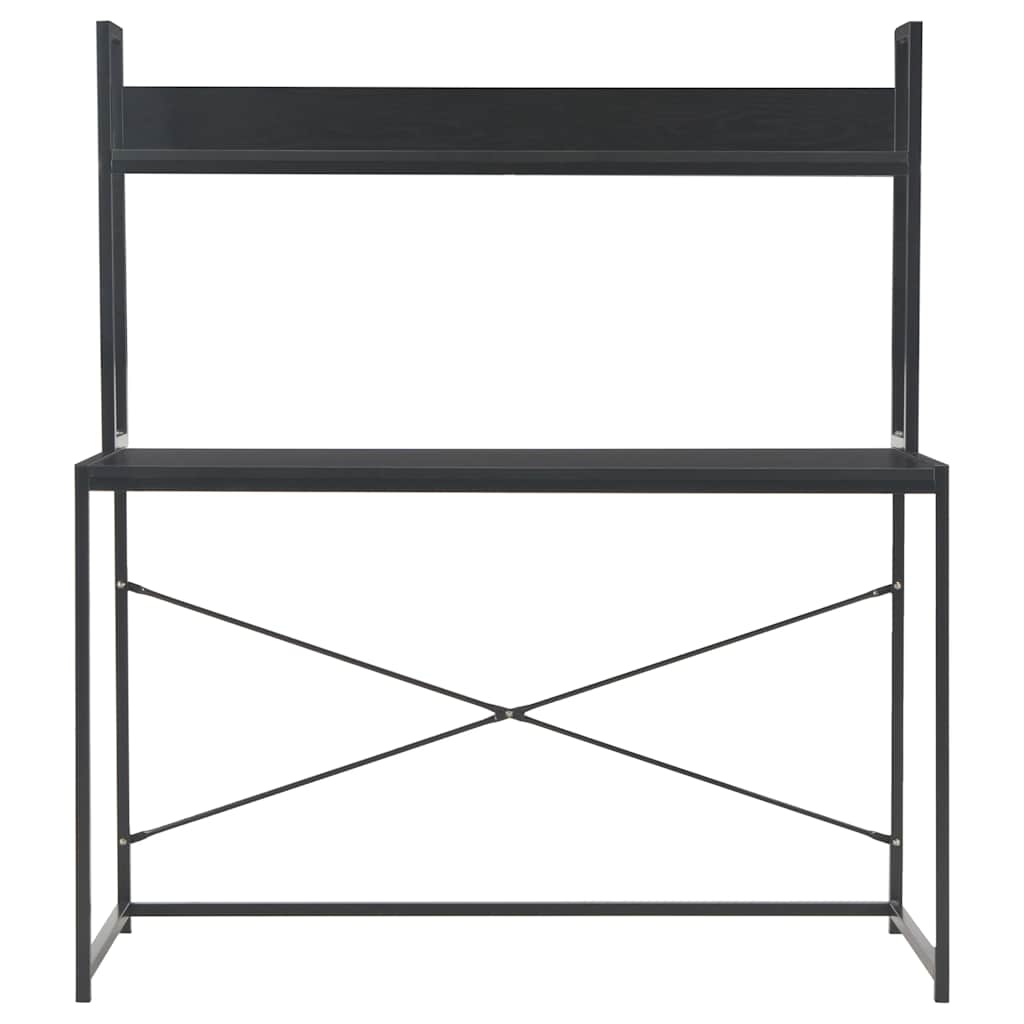 Γραφείο Υπολογιστή Μαύρο 120 x 60 x 138 εκ.