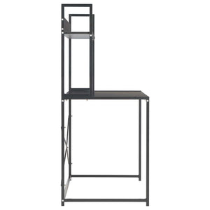 Γραφείο Υπολογιστή Μαύρο 120 x 60 x 138 εκ.