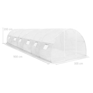 Θερμοκήπιο 27 μ² 900 x 300 x 200 εκ. - Pakobazaar