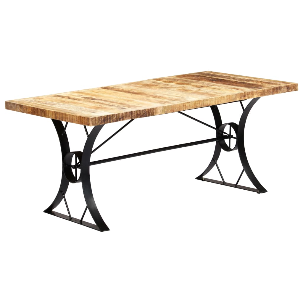 Τραπεζαρία 180 x 90 x 76 εκ. από Μασίφ Ξύλο Μάνγκο - PAKOBAZAAR