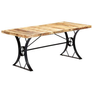 Τραπεζαρία 180 x 90 x 76 εκ. από Μασίφ Ξύλο Μάνγκο - PAKOBAZAAR