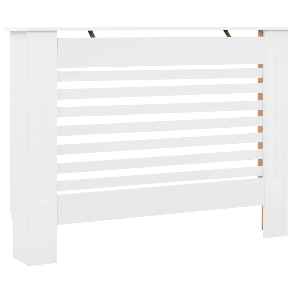 Κάλυμμα Καλοριφέρ Λευκό 112 x 19 x 81,5 εκ. από MDF - PAKOBAZAAR