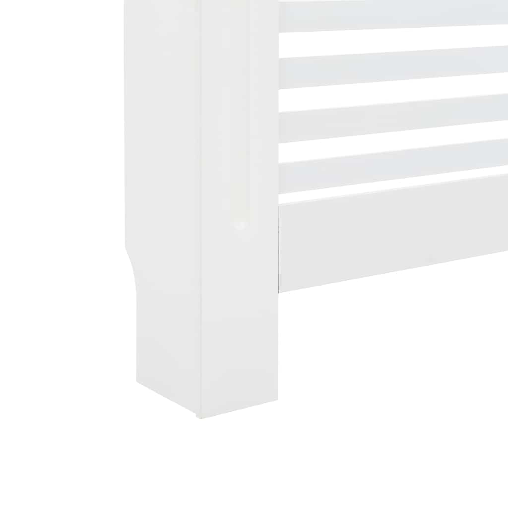 Κάλυμμα Καλοριφέρ Λευκό 112 x 19 x 81,5 εκ. από MDF - PAKOBAZAAR