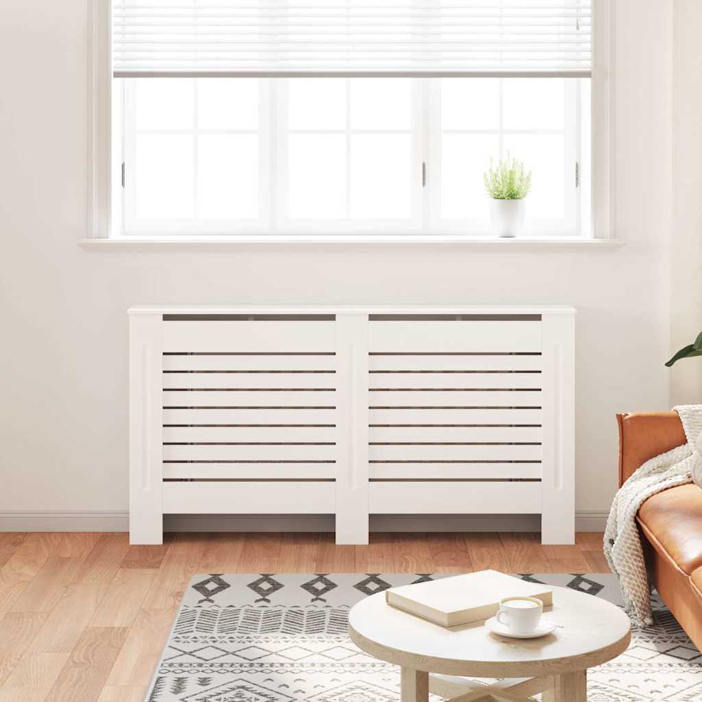 Κάλυμμα Καλοριφέρ Λευκό 152 x 19 x 81,5 εκ. από MDF - PAKOBAZAAR