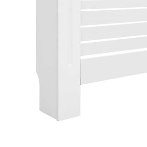 Κάλυμμα Καλοριφέρ Λευκό 152 x 19 x 81,5 εκ. από MDF - PAKOBAZAAR