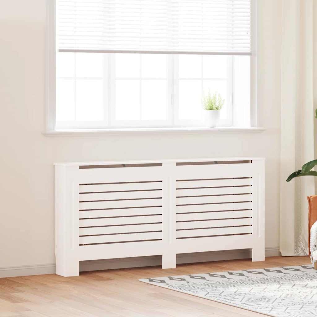 Κάλυμμα Καλοριφέρ Λευκό 172 x 19 x 81,5 εκ. από MDF - PAKOBAZAAR