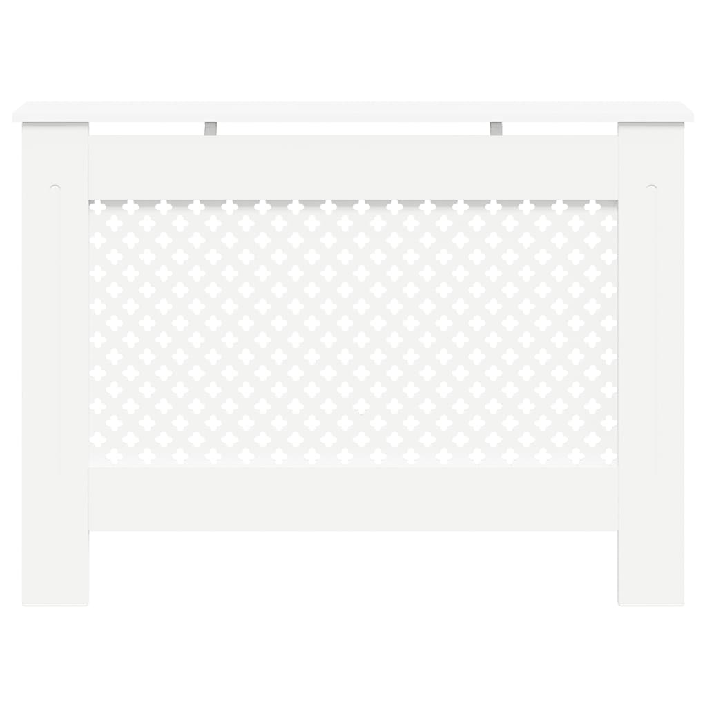 Κάλυμμα Καλοριφέρ Λευκό 112 x 19 x 81,5 εκ. από MDF - PAKOBAZAAR
