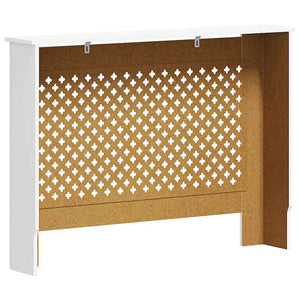 Κάλυμμα Καλοριφέρ Λευκό 112 x 19 x 81,5 εκ. από MDF - PAKOBAZAAR