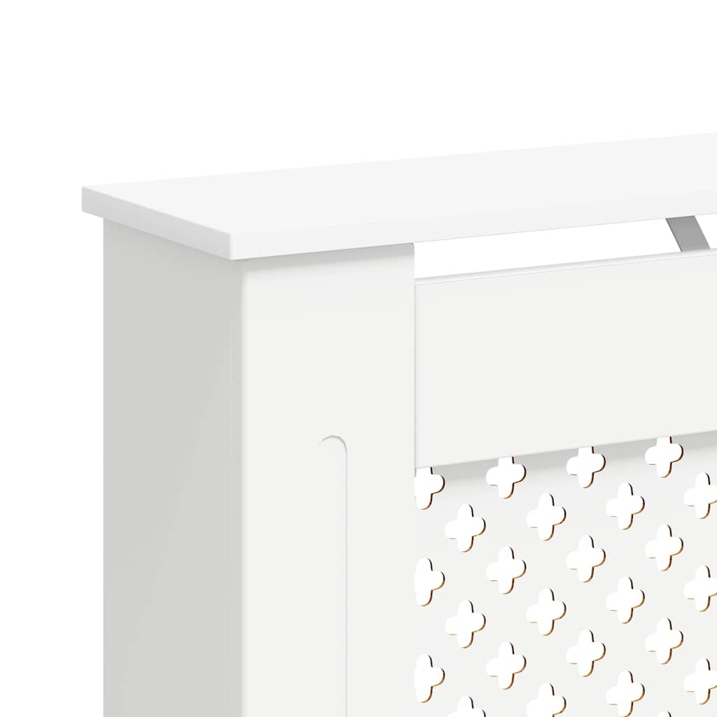 Κάλυμμα Καλοριφέρ Λευκό 112 x 19 x 81,5 εκ. από MDF - PAKOBAZAAR