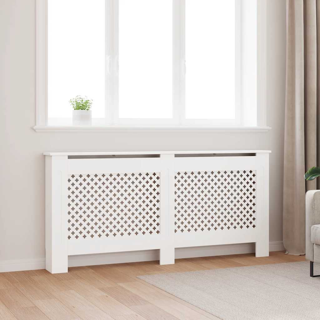 Κάλυμμα Καλοριφέρ Λευκό 172 x 19 x 81,5 εκ. από MDF - PAKOBAZAAR