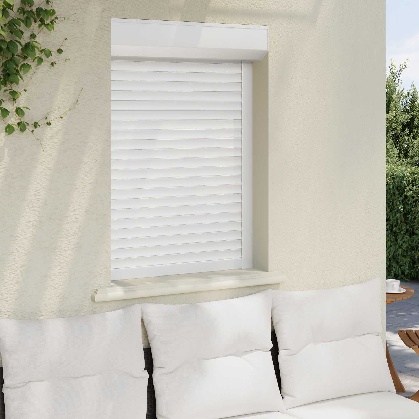 Ρολό εισόδου Λευκός 70 x 100 cm Αλουμίνιο και Πολυουρεθάνη - Pakobazaar