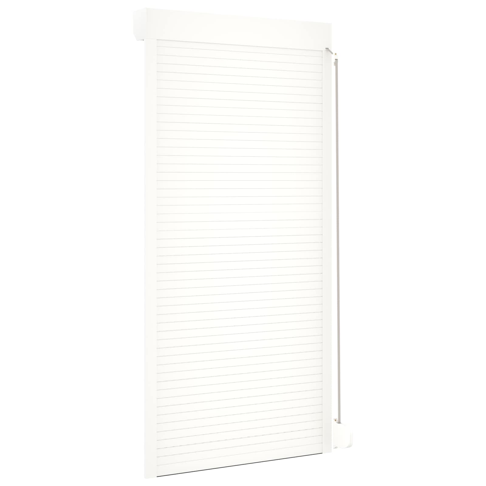 Ρολό εισόδου Λευκός 100 x 210 cm Αλουμίνιο και Πολυουρεθάνη - Pakobazaar