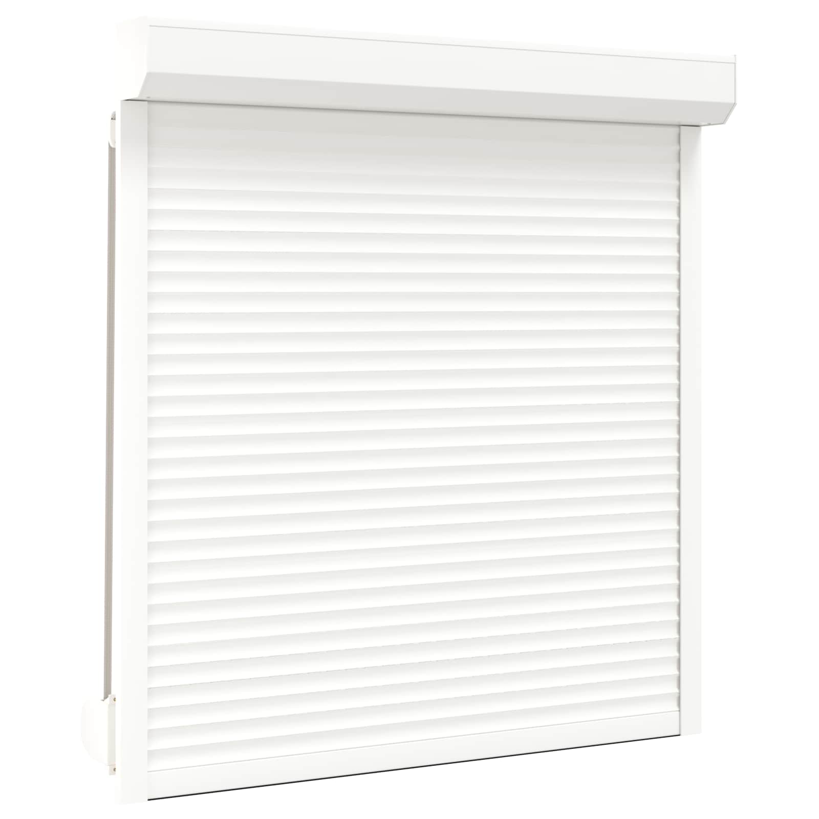 Ρολό εισόδου Λευκός 130 x 140 cm Αλουμίνιο και Πολυουρεθάνη - Pakobazaar