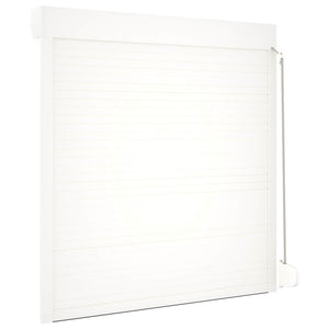 Ρολό εισόδου Λευκός 130 x 140 cm Αλουμίνιο και Πολυουρεθάνη - Pakobazaar