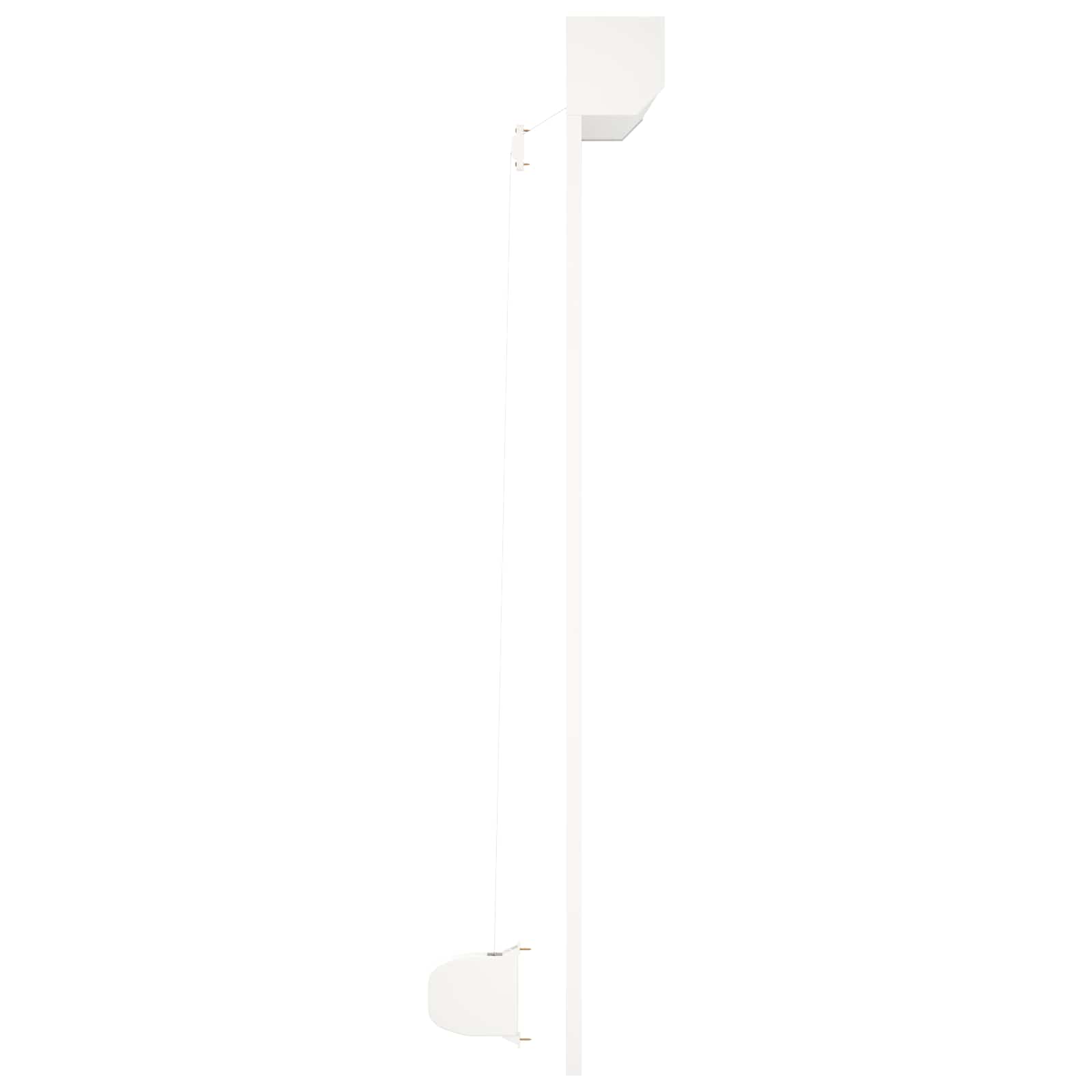 Ρολό εισόδου Λευκός 160 x 150 cm Αλουμίνιο και Πολυουρεθάνη - Pakobazaar