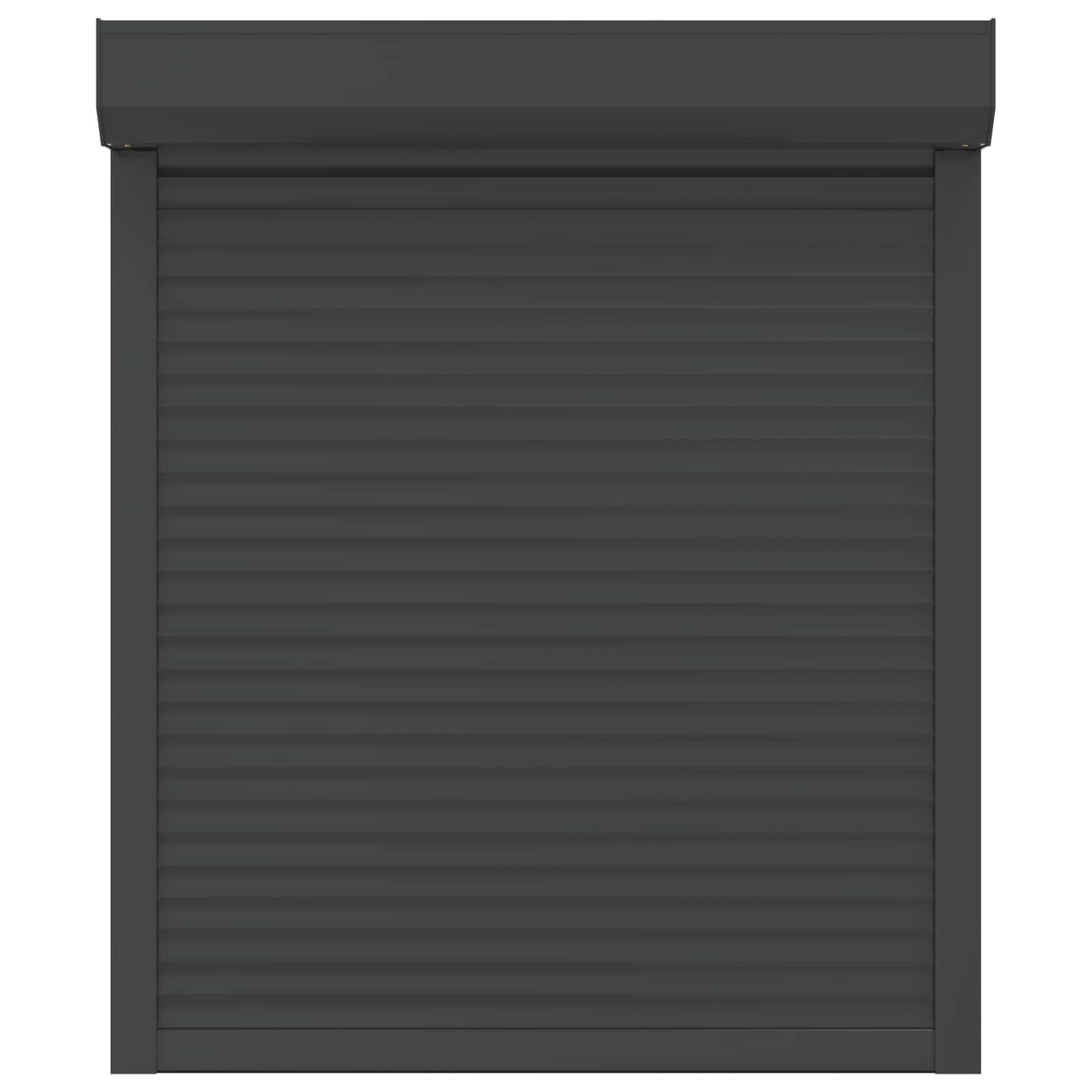 Ρολό εισόδου Ανθρακί 100 x 130 cm Αλουμίνιο και Πολυουρεθάνη - Pakobazaar