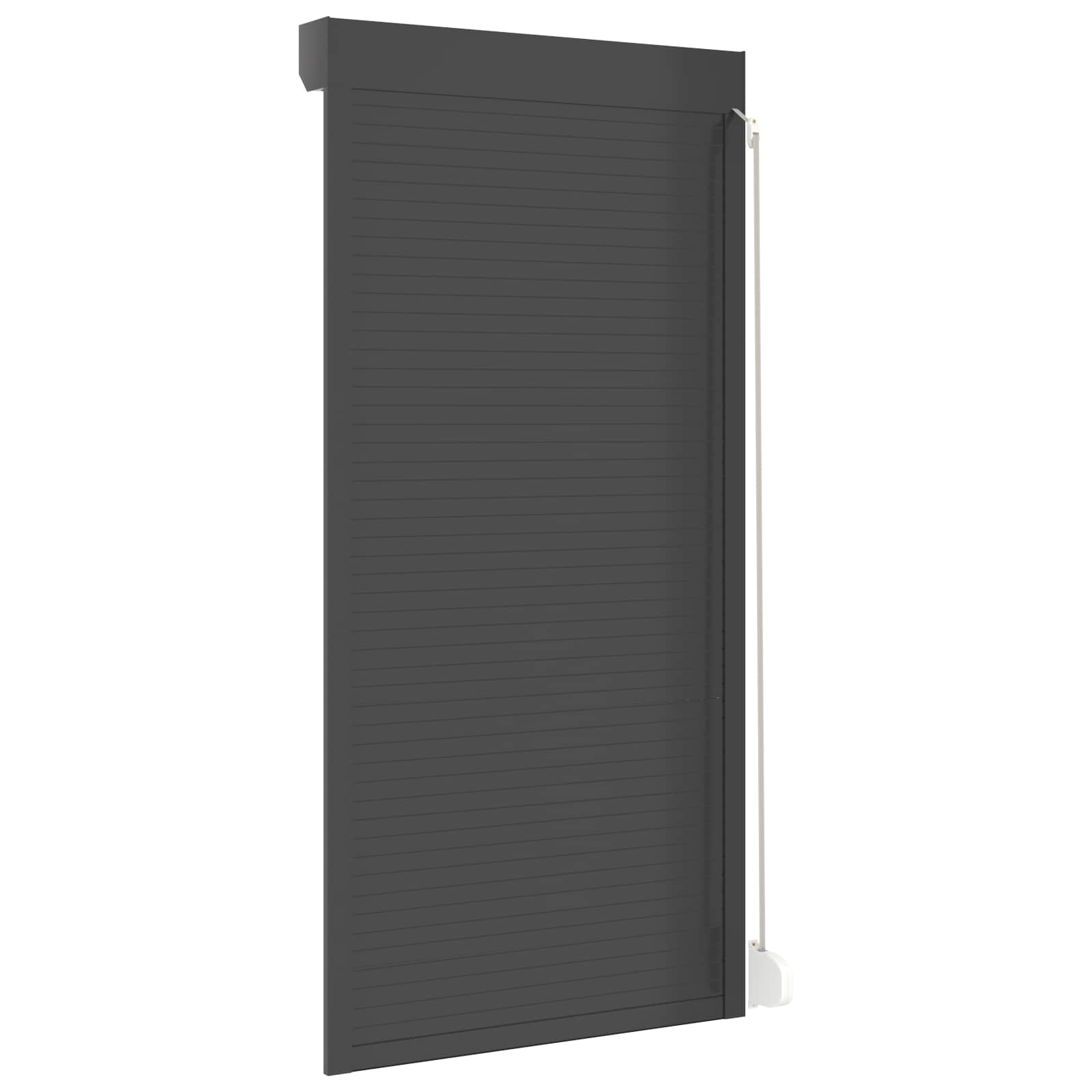 Ρολό εισόδου Ανθρακί 100 x 210 cm Αλουμίνιο και Πολυουρεθάνη - Pakobazaar