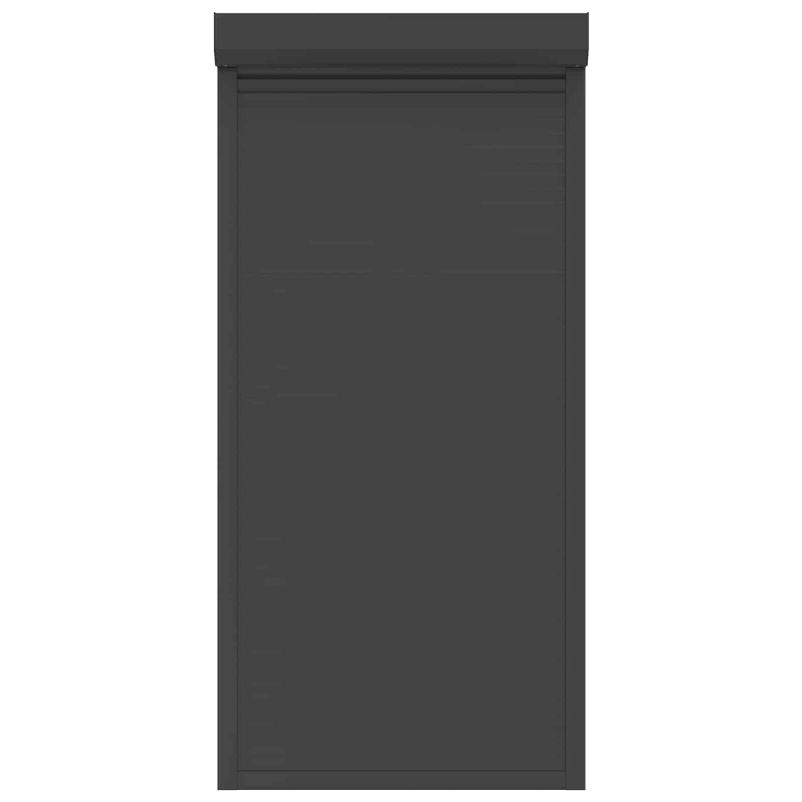 Ρολό εισόδου Ανθρακί 100 x 210 cm Αλουμίνιο και Πολυουρεθάνη - Pakobazaar