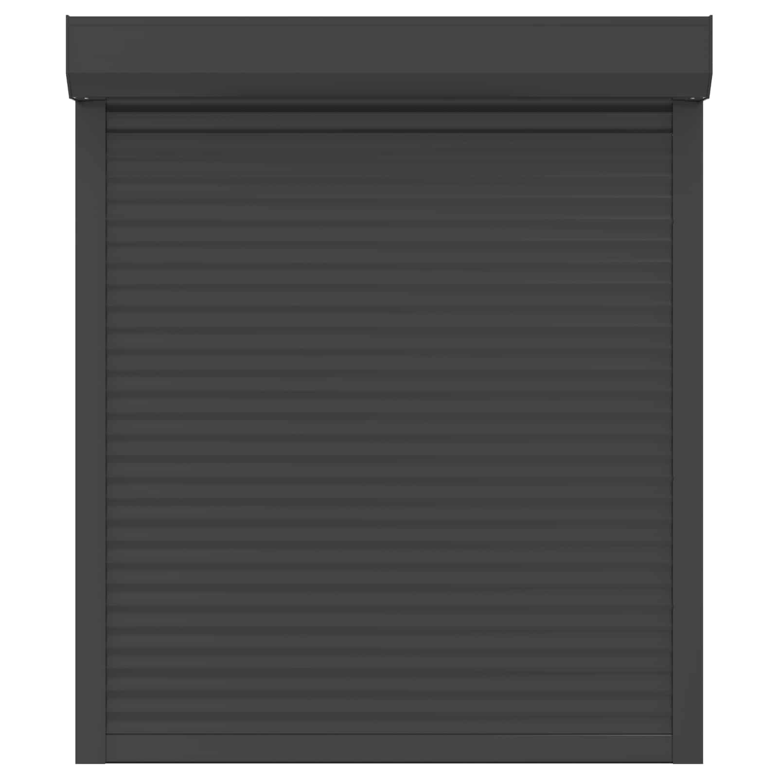 Ρολό εισόδου Ανθρακί 110 x 130 cm Αλουμίνιο και Πολυουρεθάνη - Pakobazaar