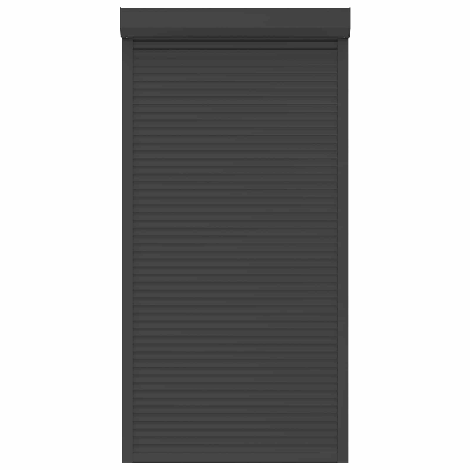Ρολό εισόδου Ανθρακί 110 x 220 cm Αλουμίνιο και Πολυουρεθάνη - Pakobazaar